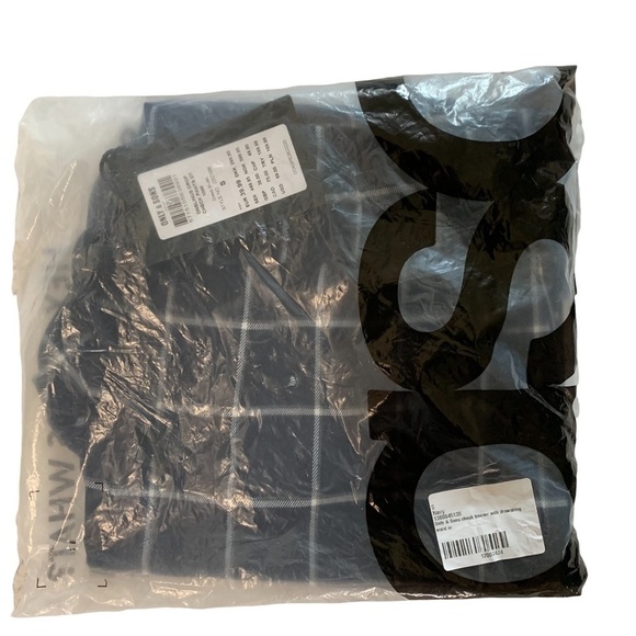 ASOS Only & Sons Check Trouser With Drawstring in Blue and Windowpane Print Sm. - Picture 9 of 11